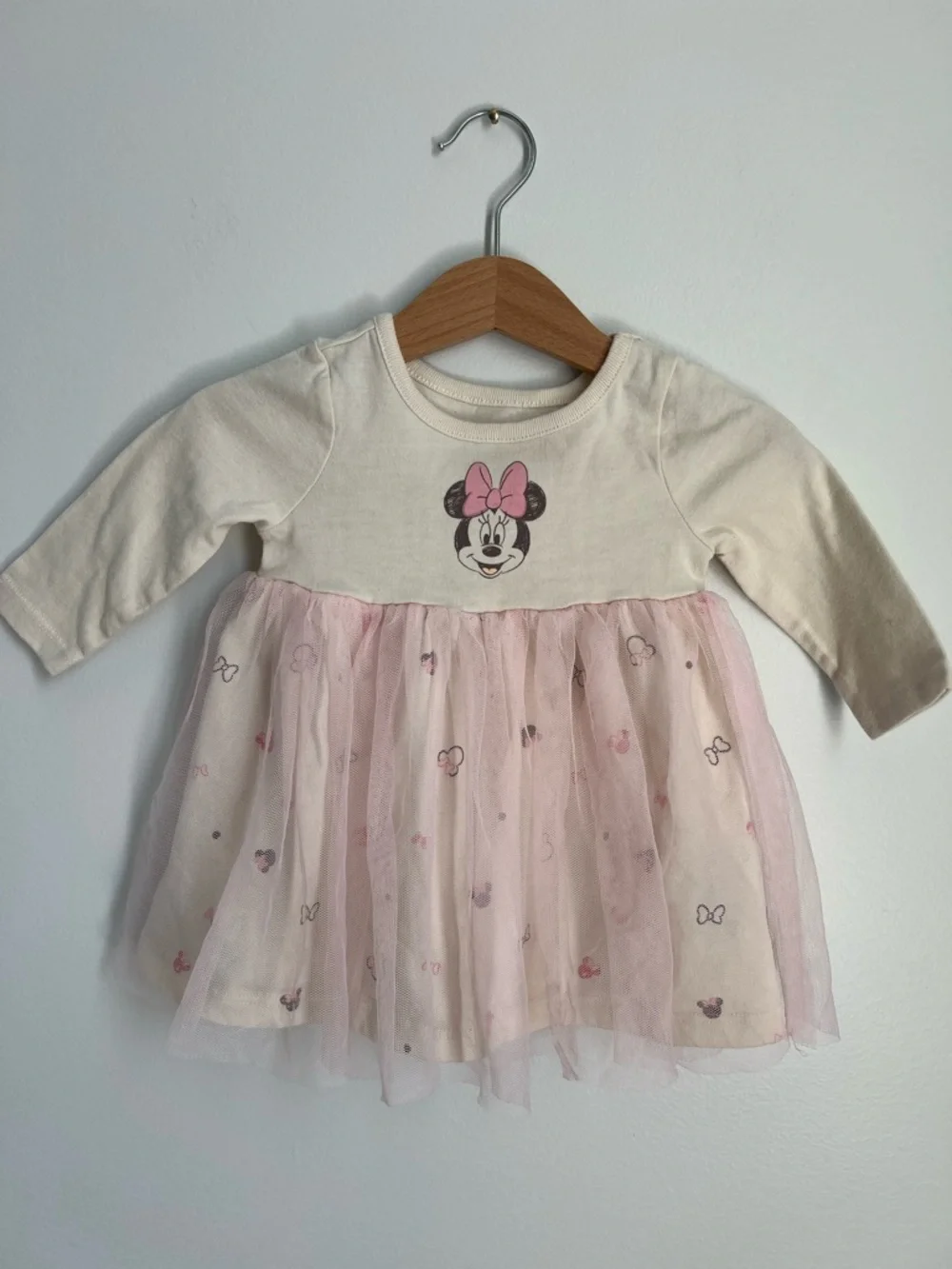 Disney | Baby 2 PCS Minnie Mouse Peplum Tulle & Pink Pants Set #508225-00 3-6M